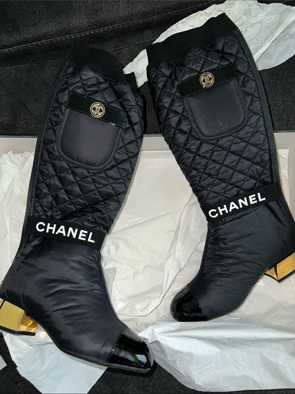 Chanel 2 in 1 Boot  - 37.5